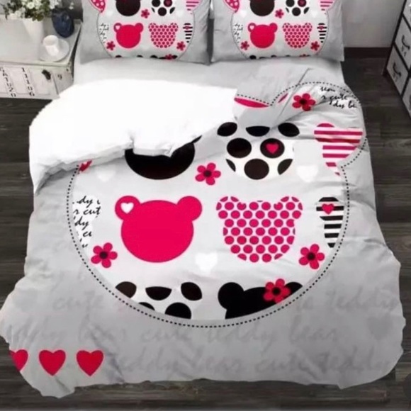 Beautiful queen size 3pcs duvet cover set - Picture 1 of 1